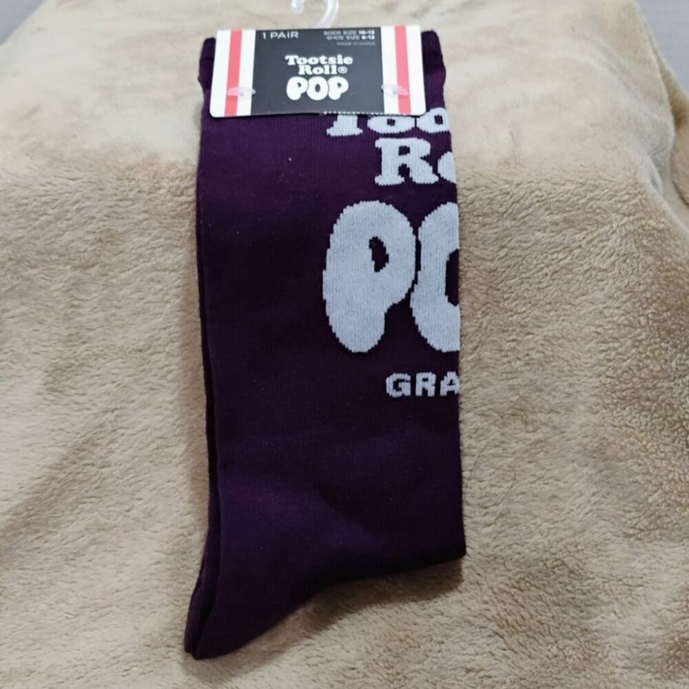 Tootsie Roll Socks Unisex New in Original Packaging